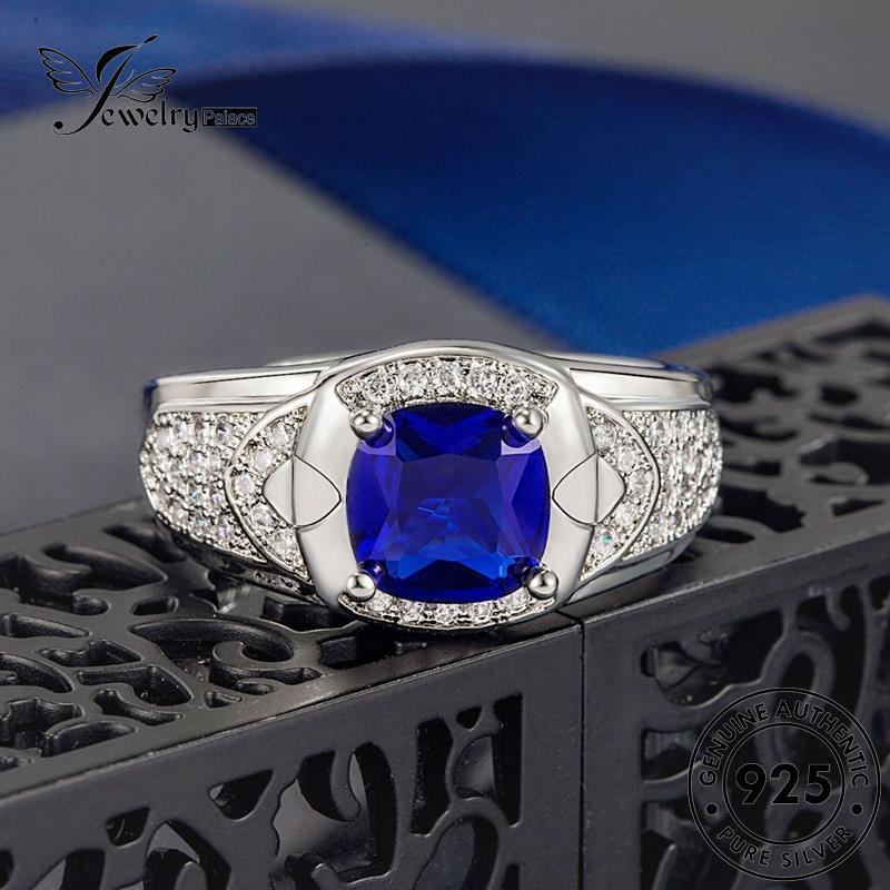 Jewelrypalace Sapphire Asli Bentuk Perak925 Kreatif V Wanita Cincin R503