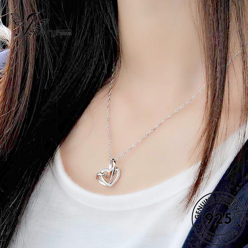 Jewelrypalace Emas Wanita Kilat Pasir Asli Kalung Perak925 N1088