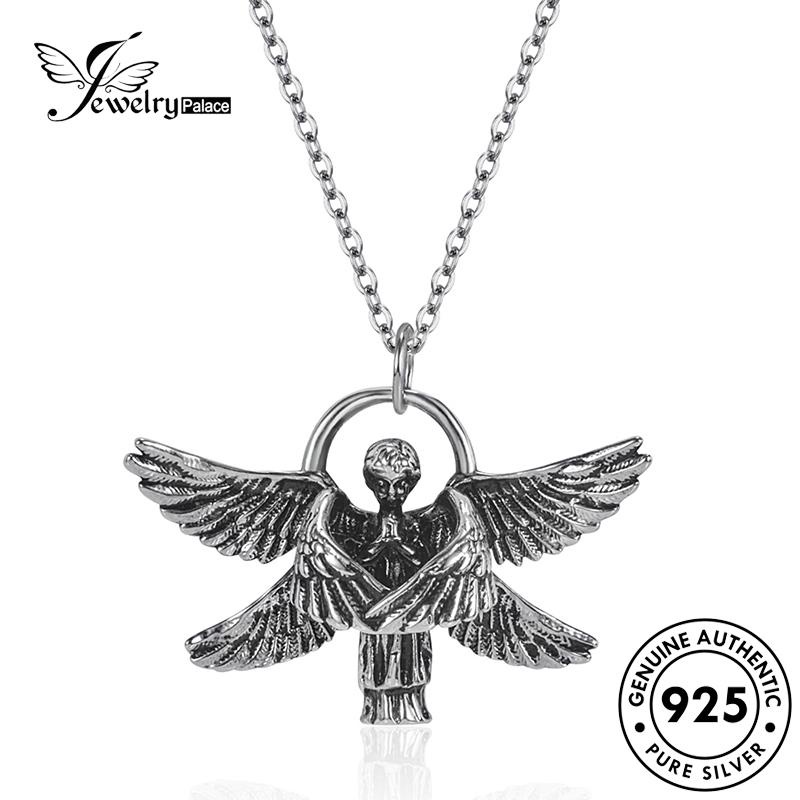 Jewelrypalace Angel Perak925 Wanita Emas Asli Kalung Retro N1107