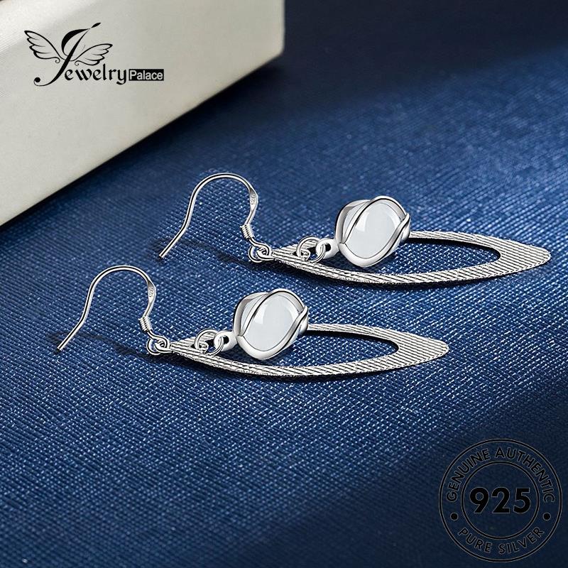 Jewelrypalace Anting Asli Temperamen Opal Rumbai Kait Perak Wanita925 E547