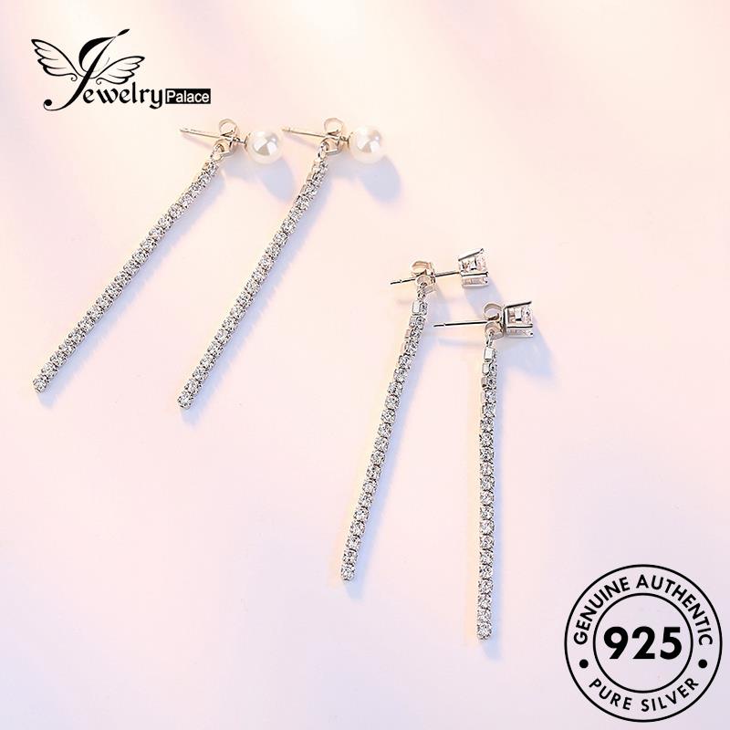 Jewelrypalace Anting Lucu925 Asli Silver Tusuk Mutiara Wanita E559