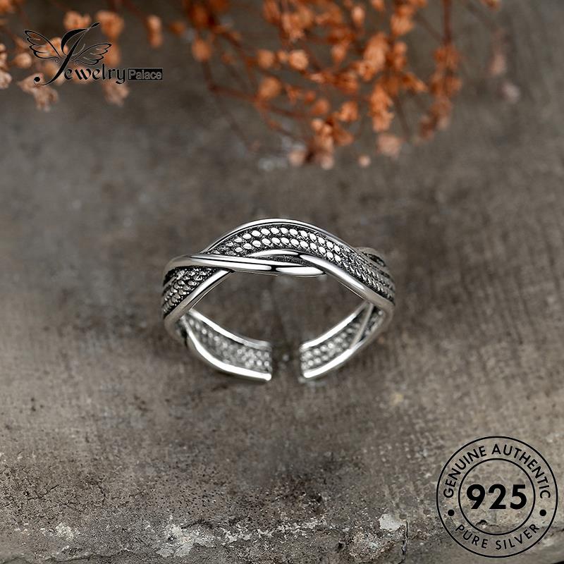 Jewelrypalace Fashion Original Cincin Perak Tali Wanita Kepang925 R206