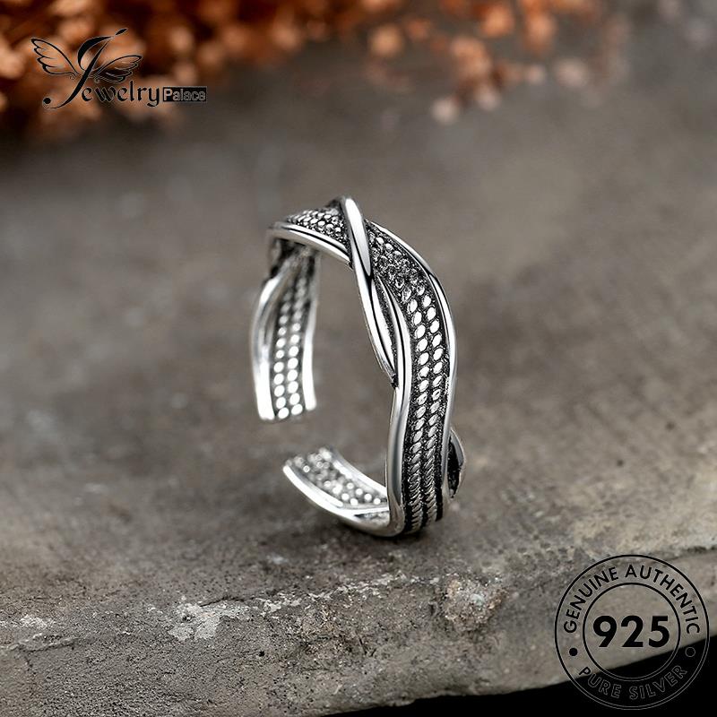 Jewelrypalace Fashion Original Cincin Perak Tali Wanita Kepang925 R206