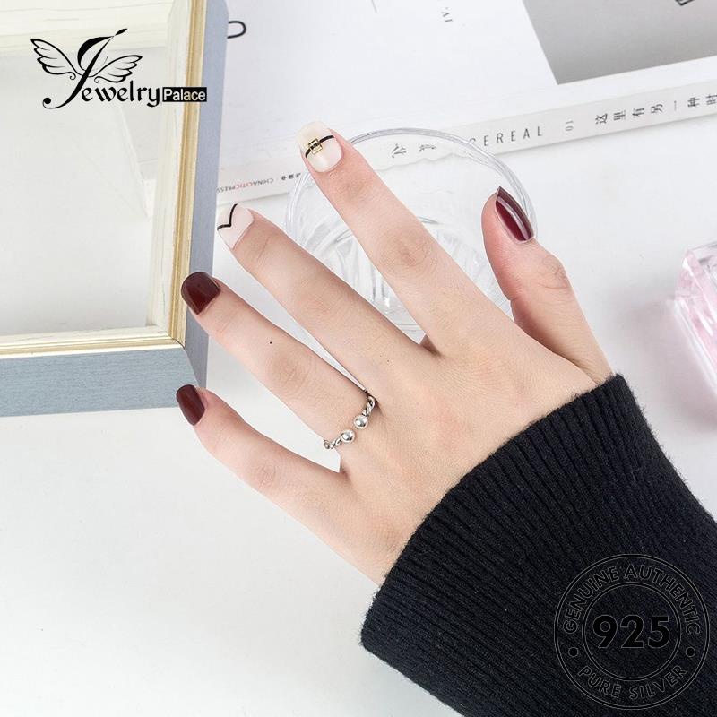 Jewelrypalace Perak Tali925Cincin Vintage Asli Wanita Braided Twisted R231