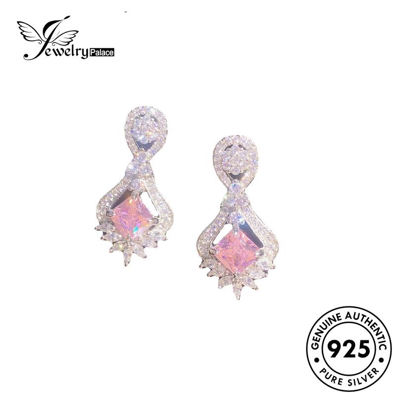 Jewelrypalace Anting Perak Citrine Wanita Stud Kotak925 Asli E1056