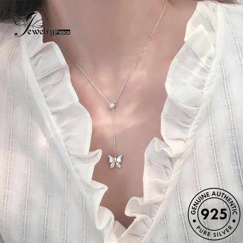 Jewelrypalace925 Kupu Fashion Asli Kalung Wanita Silver N1037
