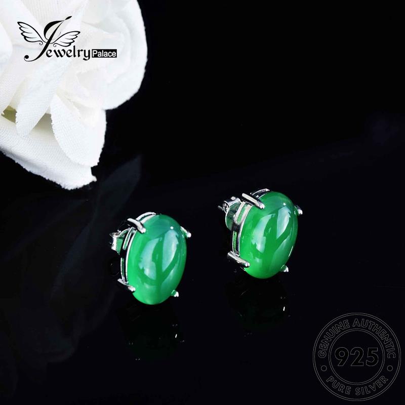 Jewelrypalace Original Kalung Set Kupu-Kupu Wanita Emerald Perak925 Elegant S381