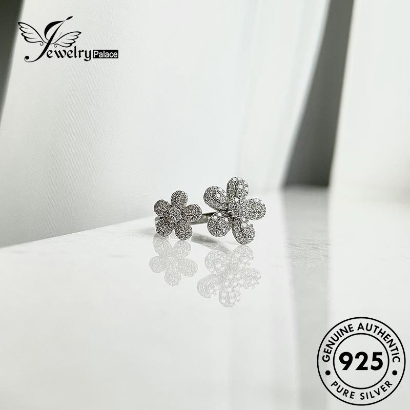 Tempat Perhiasan Wanita Set Moissanite Perak Kalung Berlian Original Daisy925 S439