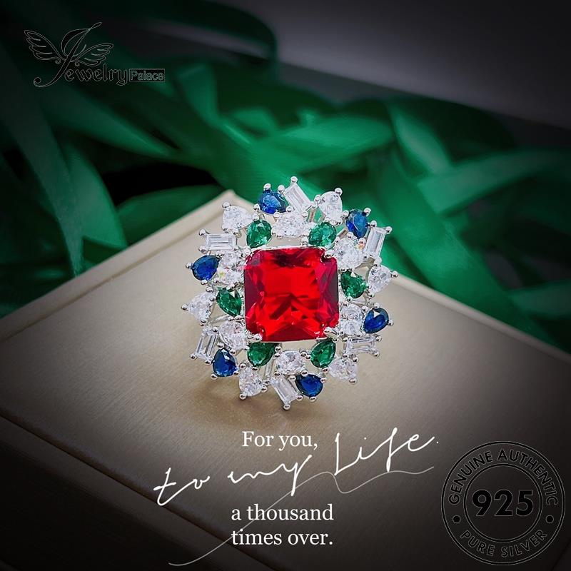 Jewelrypalace Emerald925 Set Vintage Asli Kalung Perak Wanita S576