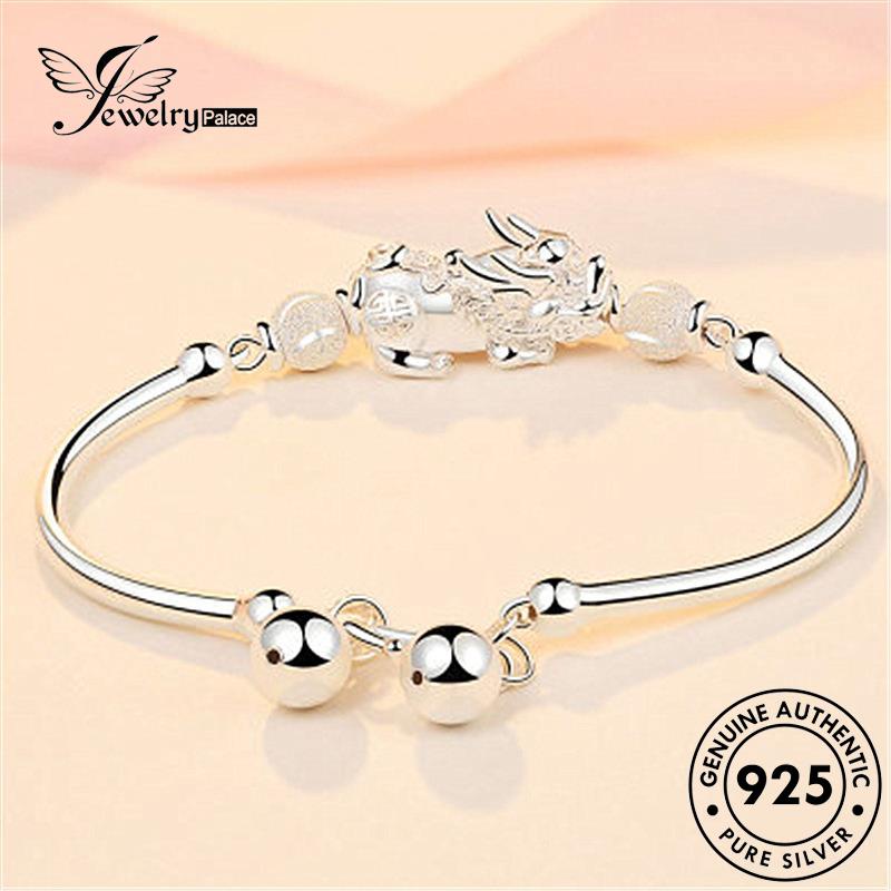 Jewelrypalace Perak Wanita Asli925 Gelang Pixiu Simple B17