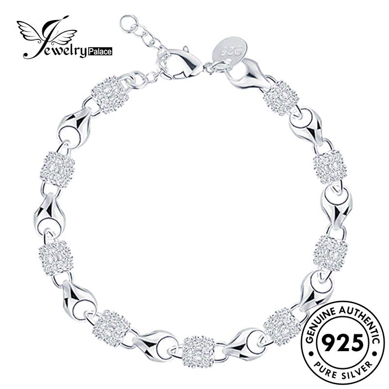 Jewelrypalace Original Fashion Gelang Bola Hollow Wanita Perak925 B379