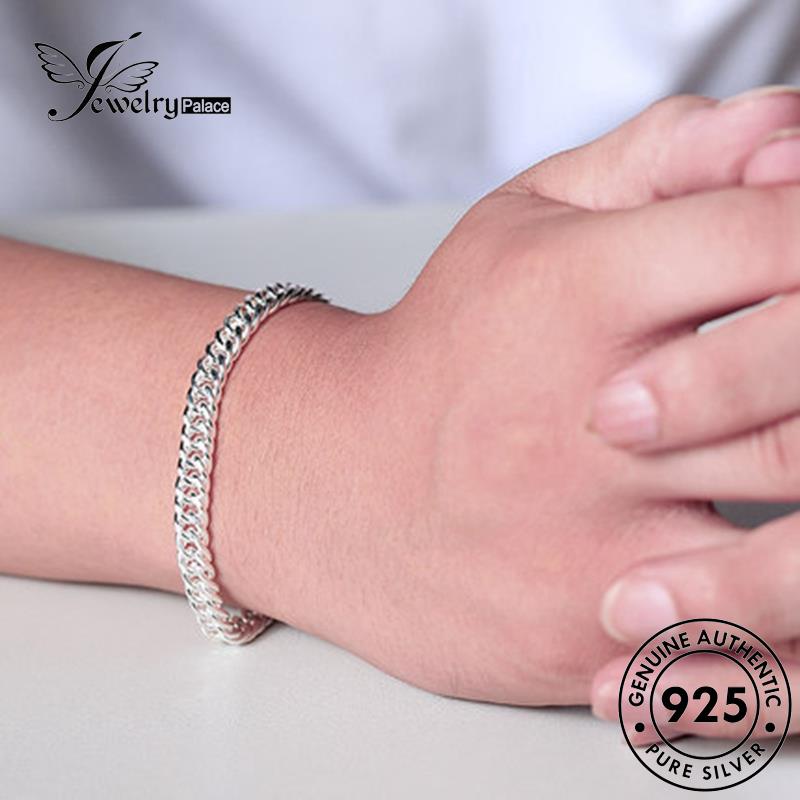 Jewelrypalace Pribadi925 Riding Perak Cambuk Wanita Asli Gelang B392