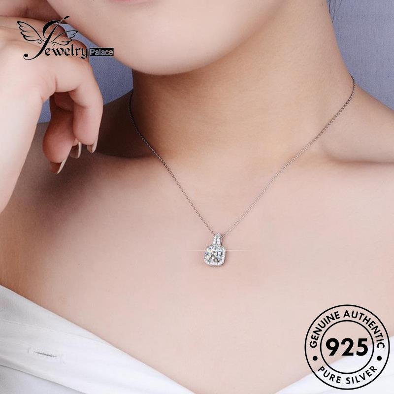 Jewelrypalace Kalung925 Moissanite Asli Perak Berlian Wanita Kreativitas N102