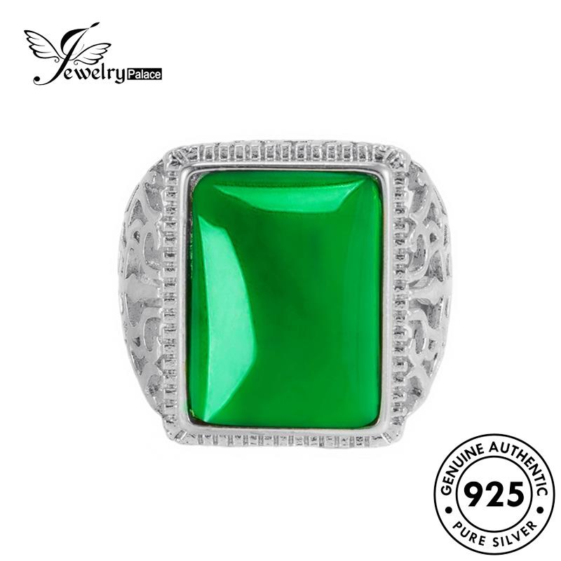 Jewelrypalace Cincin Wanita Perak Emerald Tree Hidup Asli925 R1725