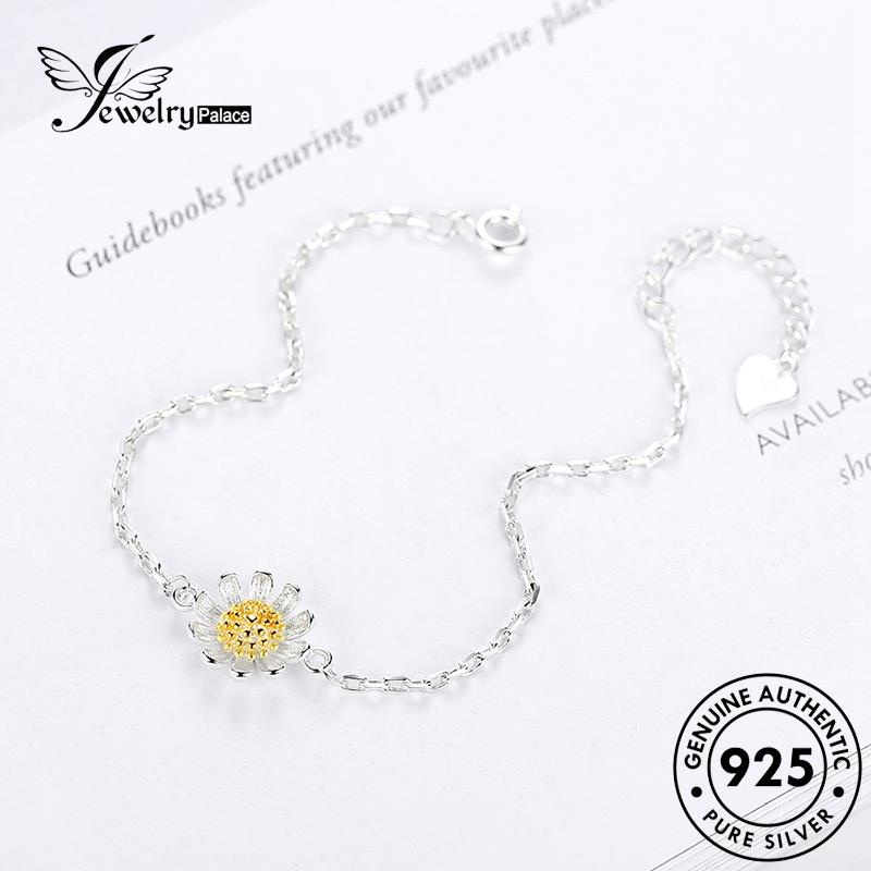 Perhiasantempat Wanita Daisy Kecil925 Fresh Gelang Perak Asli B26