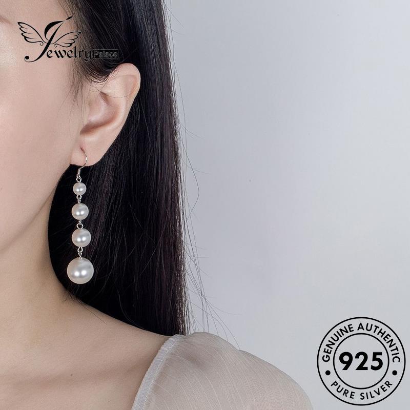 Jewelrypalace Anting Perak925 Asli Wanita Fashion Kait Mutiara E494