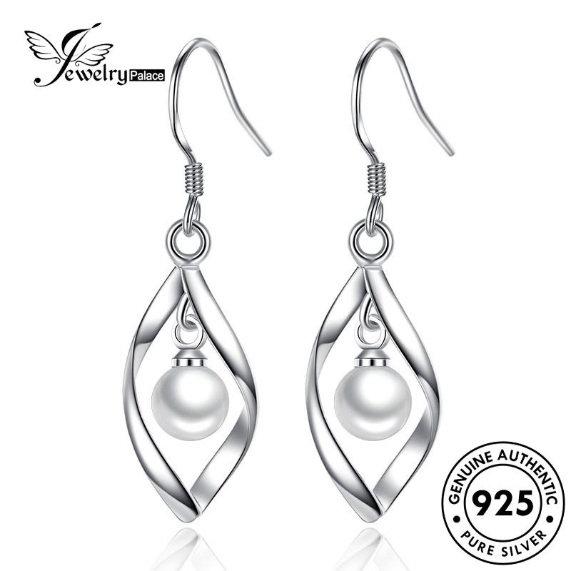 Jewelrypalace Anting Mutiara Fringe Kait Fresh Asli Wanita Perak925 E743