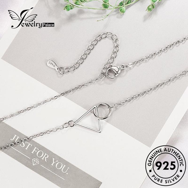 Jewelrypalace Kalung Segitiga Wanita Perak Asli Simple925 N2