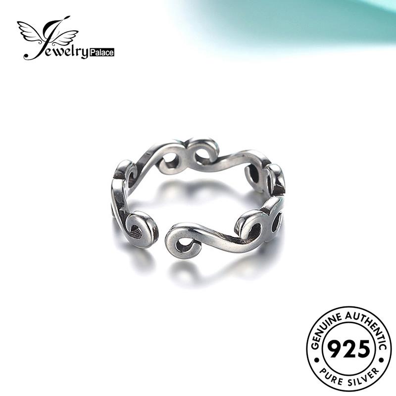 Jewelrypalace Cincin Klasik Wanita Asli Silver925 Totem R183