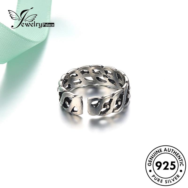 Jewelrypalace 925 Perak Wanita Temperamen Retro Rings Asli R216