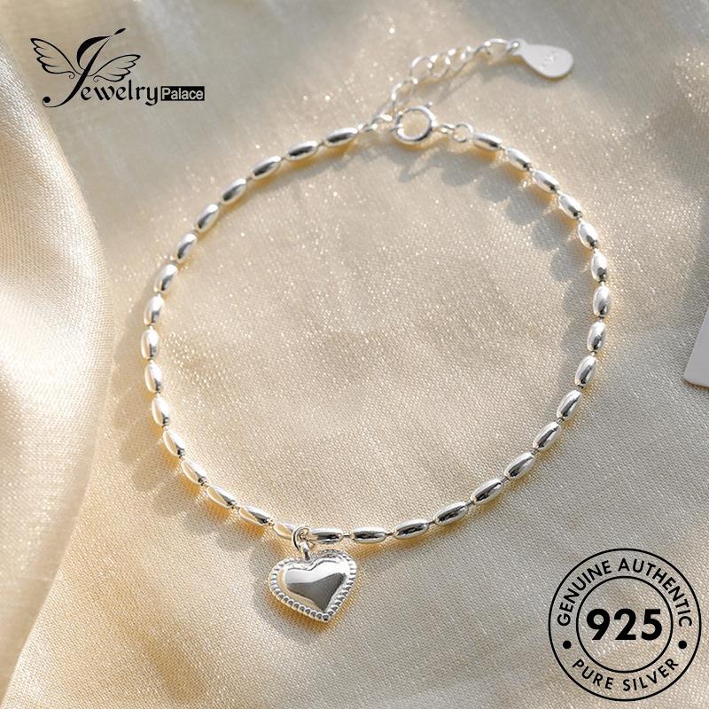 Jewelrypalace Gelang Love925 Asli Wanita Perak B269