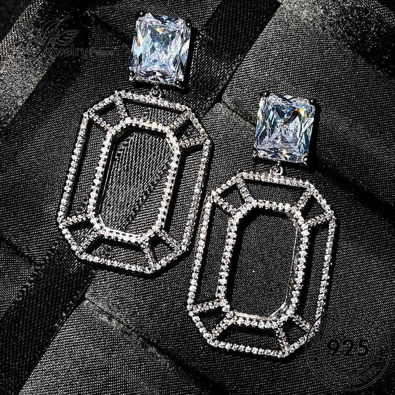 Jewelrypalace Anting Giwang Perak Wanita Leopard Berlian Asli Moissanite925 E1132