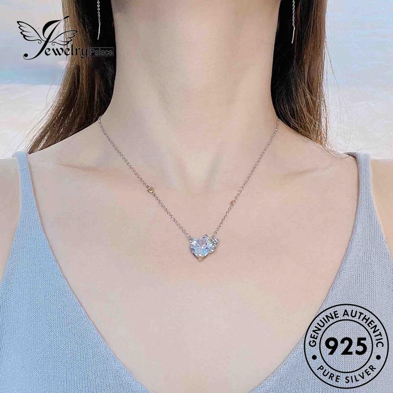 Jewelrypalace Berlian Kreativitas Moissanite Asli Kalung925 Wanita Perak N1129