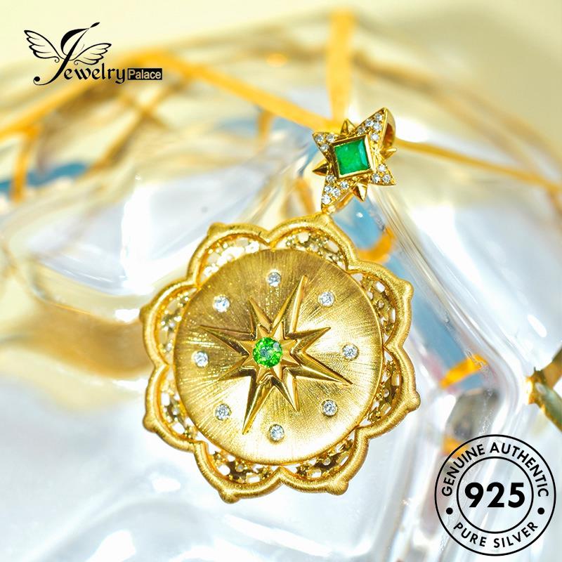 Jewelrypalace Kalung Wanita Angel Silver Zamrud925Original Fashion N1136