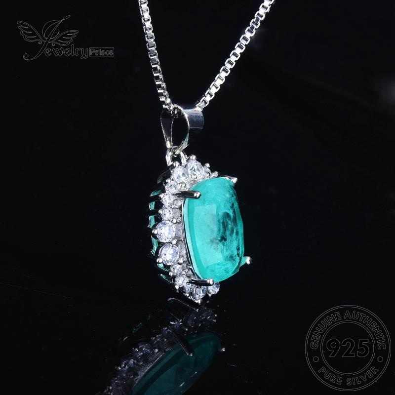 Jewelrypalace Sapphire Kalung Perak Asli Kreatif925 Lingkaran Wanita N1208