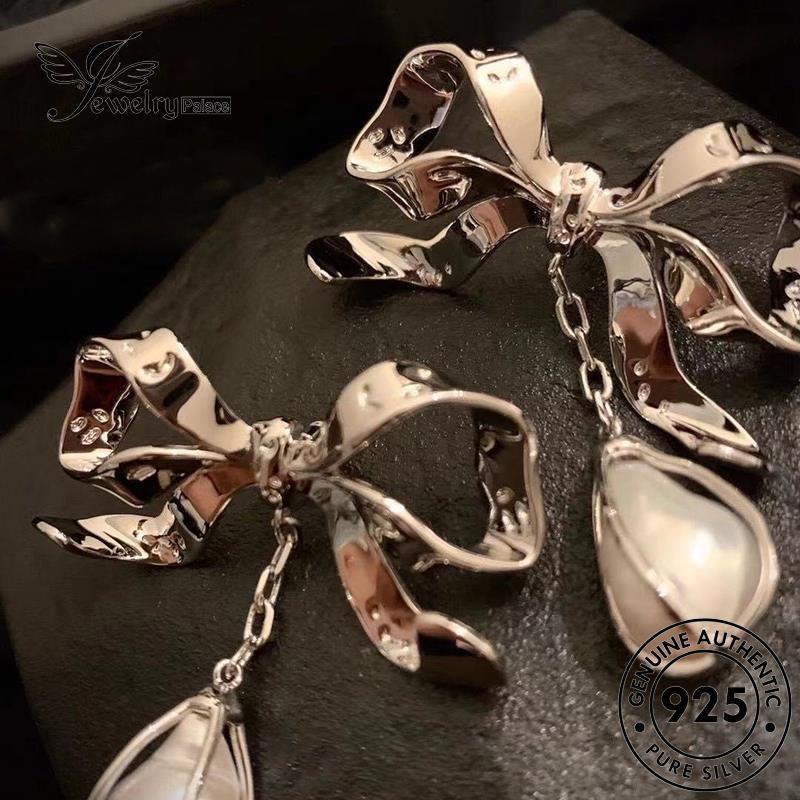 Jewelrypalace Perak Mutiara Wanita Set Asli Kalung Kupu-Kupu925 Temperamen S428