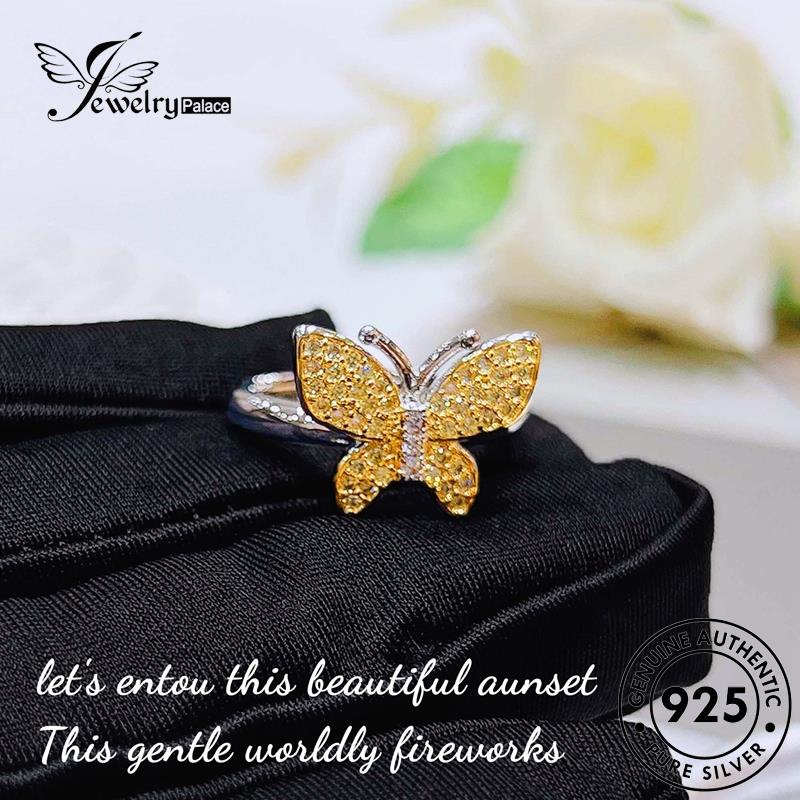 Jewelrypalace Kalung Perak Set Wanita Kupu925 Citrine Asli S449