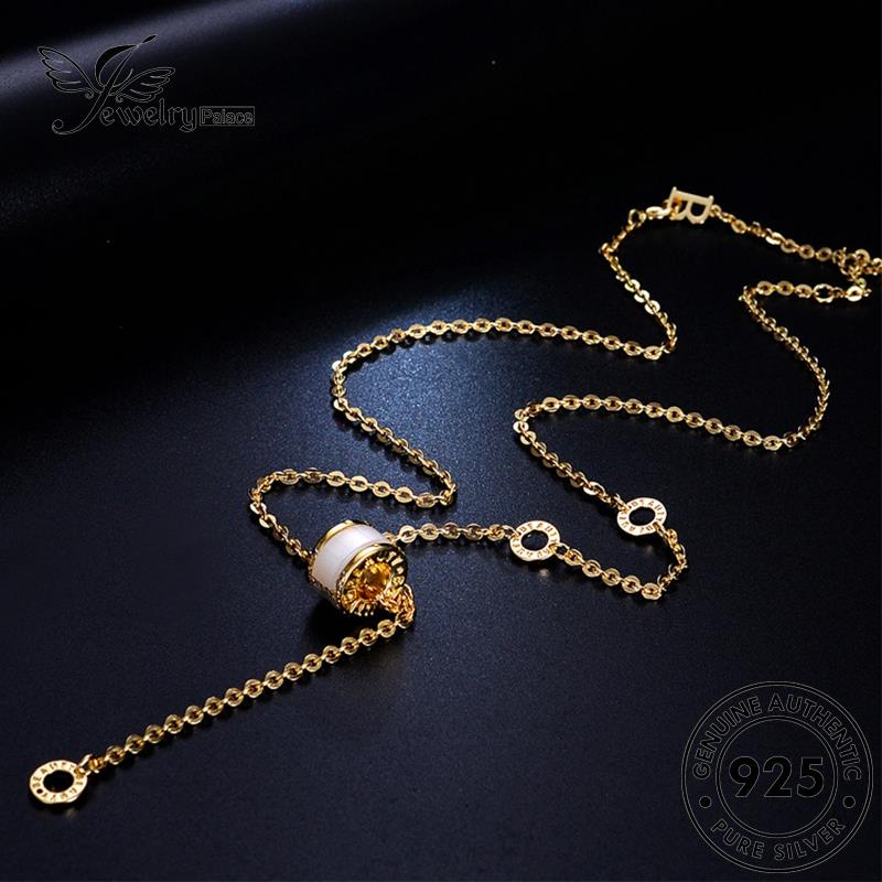 Jewelrypalace Original Pinggang Wanita925 Kalung Emas Perak Kreatif Kecil N18