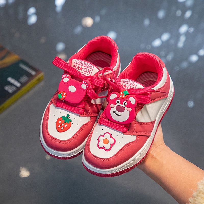 GROSIRTAS LV0289 Sepatu Sneakers Anak Motif Animal AB Casual Import Premium Quality Sepatu  Fashion Anak Perempuan Kekinian