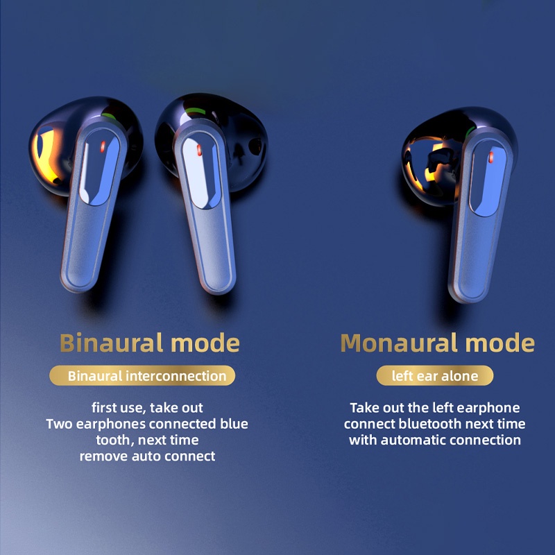 TWS Pro60/Pro80 Bluetooth Earphone 9d Stereo Headset Build-in MIC Game Headsets