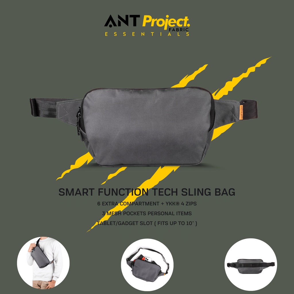 Waistbag Pria POLARIS Abu Buckle X Limited Edition