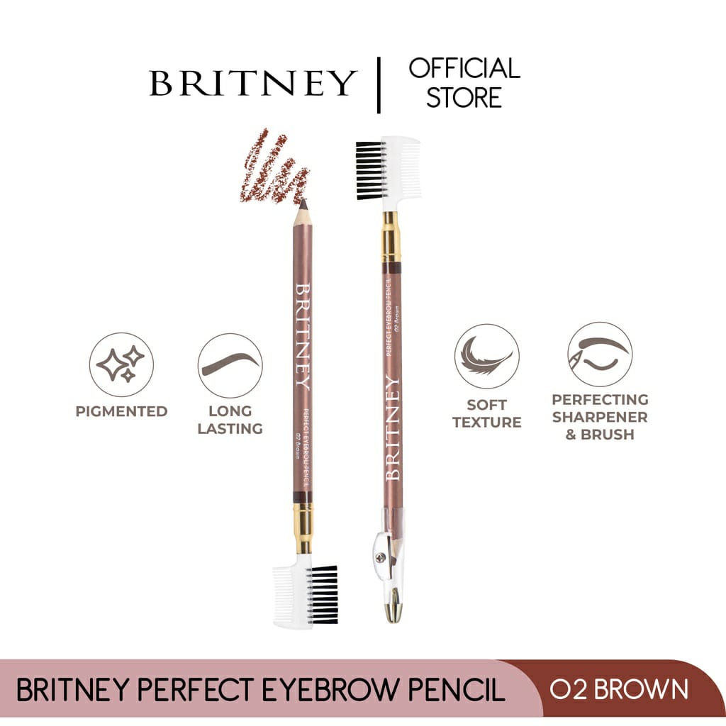 ❤ MEMEY ❤ Purbasari BRITNEY Perfect Eyebrow Pencil | Pensil Alis