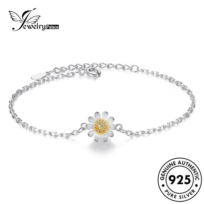 Perhiasantempat Wanita Daisy Kecil925 Fresh Gelang Perak Asli B26