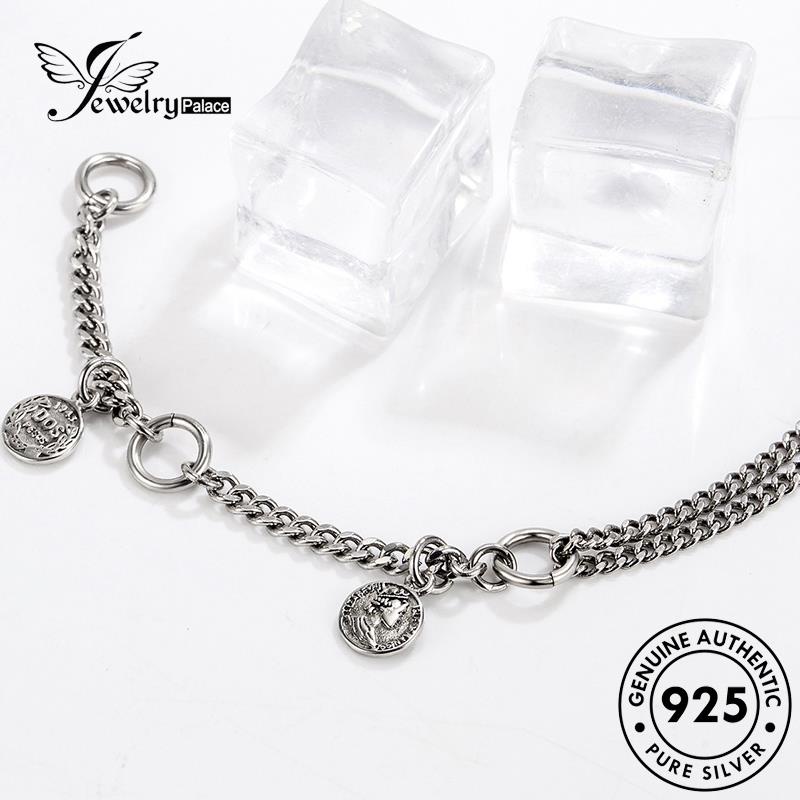 Jewelrypalace Silver Queen Personality925 Wanita Asli Gelang B208