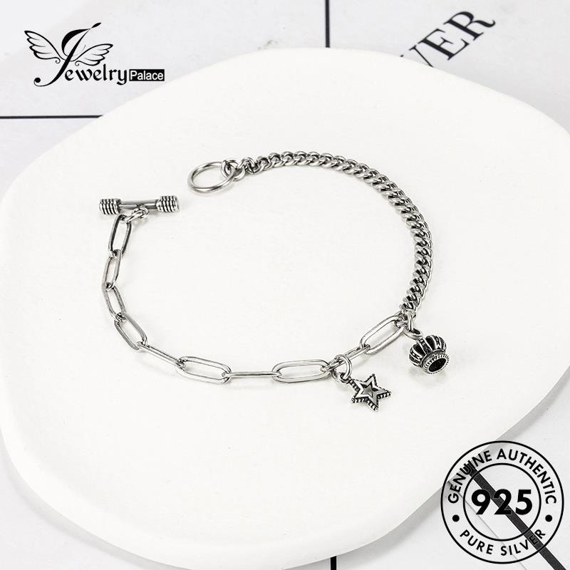 Jewelrypalace Stars Gelang Perak Asli925 Wanita Retro B210