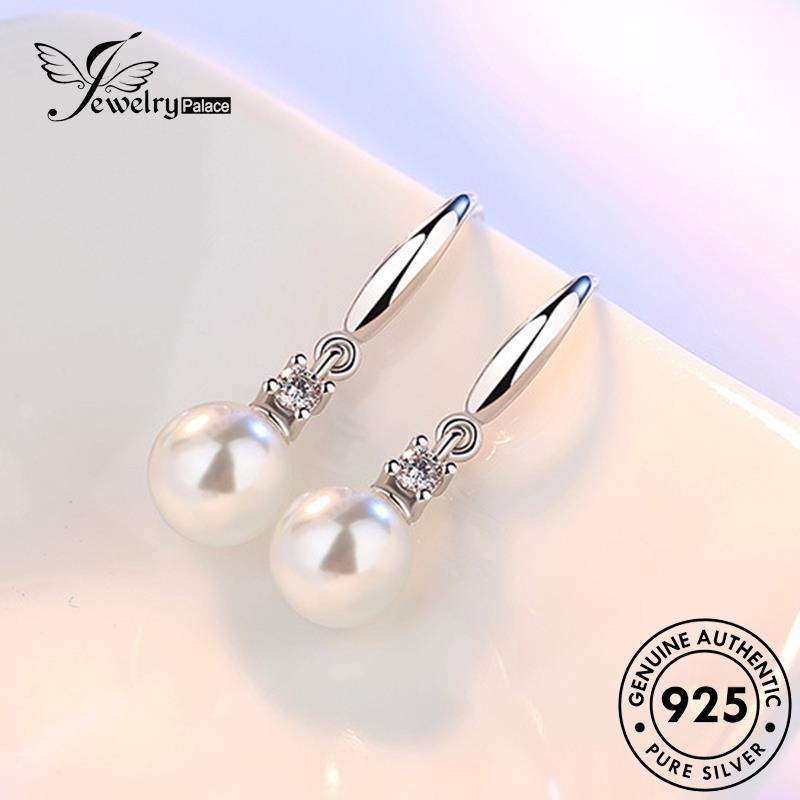 Jewelrypalace Anting Kait Asli Wanita Manis Silver Mutiara925 E468