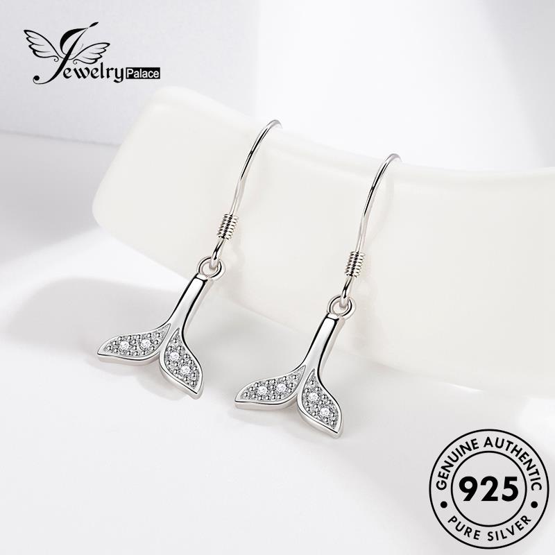 Jewelrypalace Wanita Asli Perak925 Fishtail Anting Fashion Kait E594