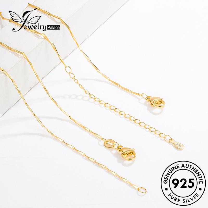 Jewelrypalace Kalung Perak Melon Simple Biji Asli925 Wanita Emas N71