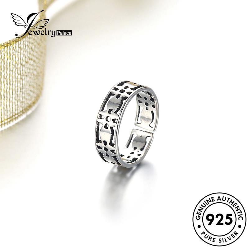Jewelrypalace Perhiasan Cincin Perak Vintage925 Wanita Asli M044