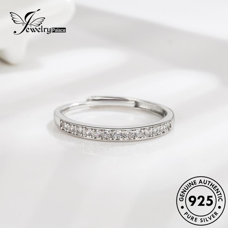 Jewelrypalace Silver Rest For Of Original Life The Couple Romance Cincin Moissanite Berlian925Mu R296