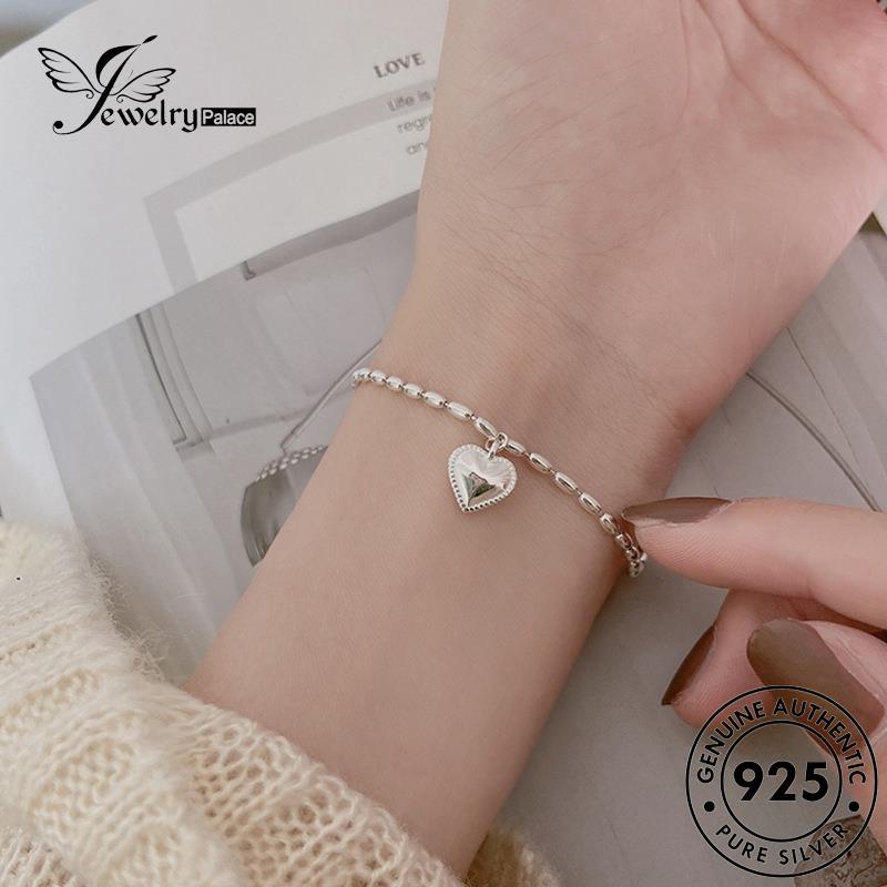 Jewelrypalace Gelang Love925 Asli Wanita Perak B269