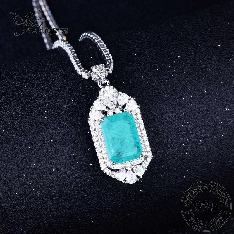 Jewelrypalace Cut Silver Gelang Aquamarine Asli Wanita Princess925 B542