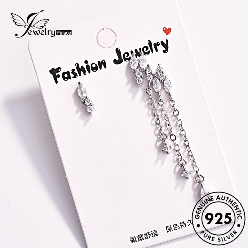 Tempat Perhiasan Wanita Berlian Perak Besar Moissanite Emas925 Stud Asli Anting Dipper E503