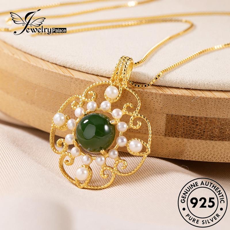 Jewelrypalace Kalung Motif Asli Fashion Mutiara925 Wanita Perak N417