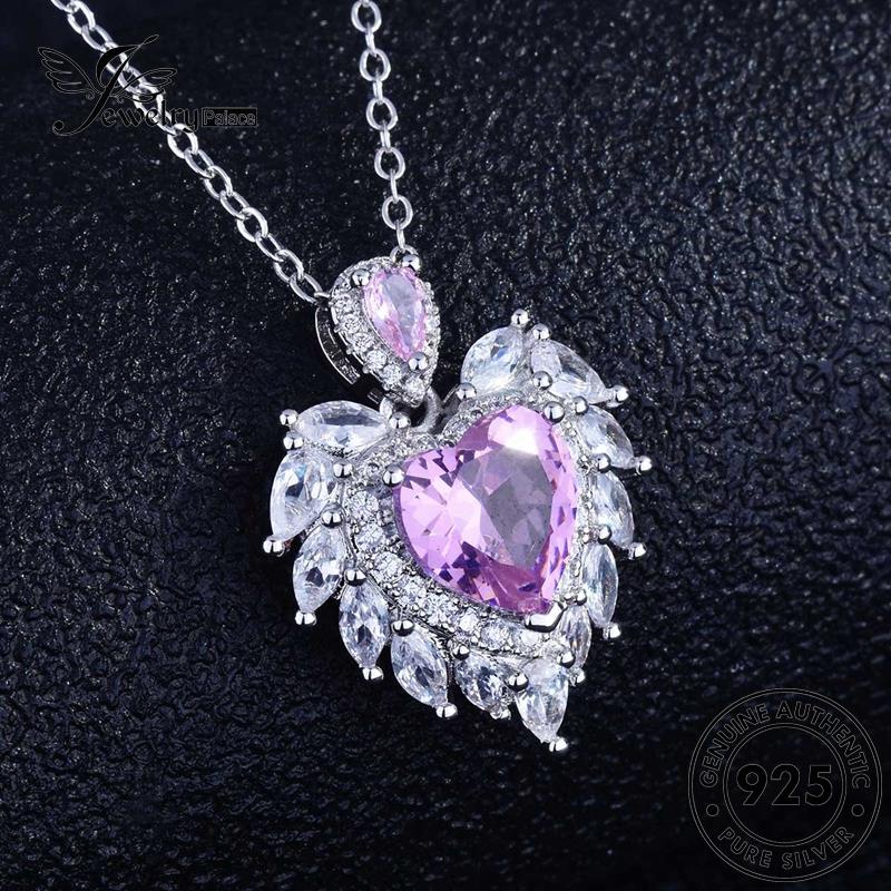 Jewelrypalace Love Wanita Asli Kalung Perak Fashion Safir925 N1210