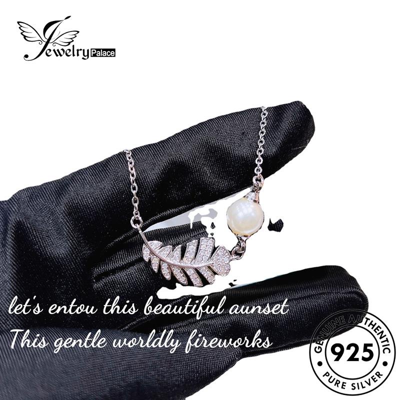 Jewelrypalace 925bulu Mutiara Kreatif Wanita Asli Kalung Perak N1320